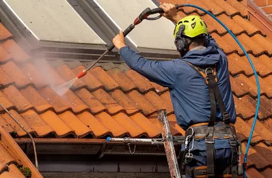 Démoussage et hydrofuge de toiture à Compeyre